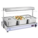 Elektryczna płyta taca grzewcza kompaktowa 3 lampy halogenowe 1550W 230V Royal Catering