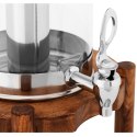 Dozownik dyspenser do napojów soków z systemem chłodzenia na drewnianej podstawie 7 l Royal Catering