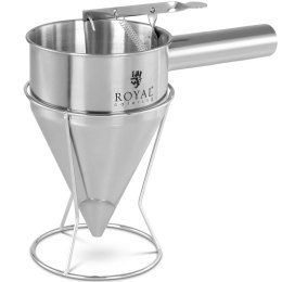 Dozownik pistolet do sosów kremów ze stali nierdzewnej dysza śr. 8 mm 1.2 l Royal Catering