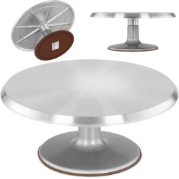 Patera podstawka na ciasto tort ciastka obrotowa aluminiowa śr. 31 cm Royal Catering