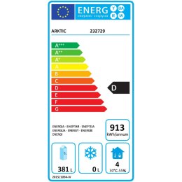 Szafa chłodnicza ze stali nierdzewnej Kitchen Line 1-drzwiowa GN2/1 260W 580L Hendi