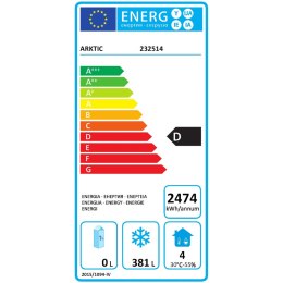 Szafa mroźnicza ze stali nierdzewnej Kitchen Line 1-drzwiowa GN2/1 330W 580L Hendi