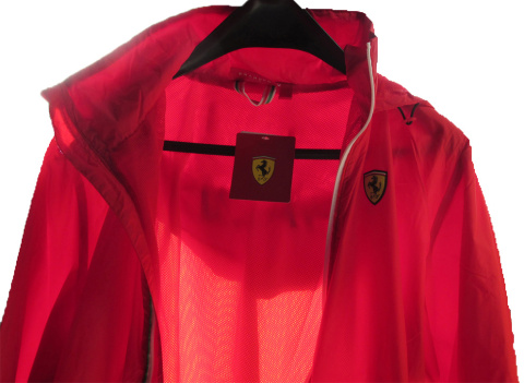 Wiatrówka męska z kapturem kurtka kolekcja Ferrari Wiatrówka męska z kapturem kurtka kolekcja Ferrari