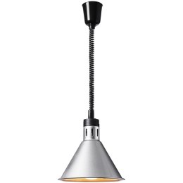 Lampa grzewcza do potraw na podczerwień IR wisząca srebrna śr. 27.5 cm 250 W Royal Catering