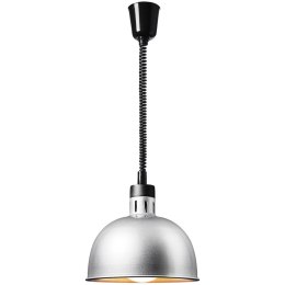 Lampa grzewcza do potraw na podczerwień IR wisząca srebrna śr. 28.5 cm 250 W Royal Catering