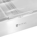 Witryna ekspozycyjna bufetowa śniadaniowa z pokrywą rolltop 2x GN 1/2 2x 4 l Royal Catering