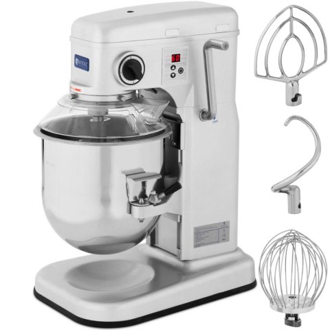 Mikser robot spiralny planetarny z opuszczaną misą RCPM-10.1B 10 l 230 V 650 W Royal Catering