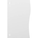 Biurko komputerowe na metalowym stelażu 120 x 73 cm biało-szare FROMM&amp;STARCK