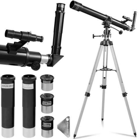 Teleskop luneta refraktor astronomiczny do obserwacji gwiazd 900 mm śr. 70 mm UNIPRODO