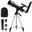 Teleskop luneta refraktor astronomiczny do obserwacji gwiazd 400 mm śr. 70 mm UNIPRODO