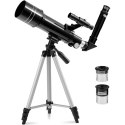 Teleskop luneta refraktor astronomiczny do obserwacji gwiazd 400 mm śr. 70 mm UNIPRODO