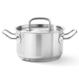 Garnek średni Kitchen Line z pokrywką 3,5 l śr. 200 x 115 h - Hendi 836200 Hendi