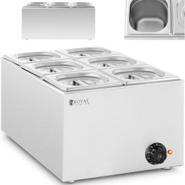 Bemar podgrzewacz elektryczny 6 x GN 1/6 640 W Royal Catering