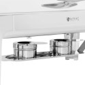 Podgrzewacz do potraw stołowy na pastę z pokrywą RollTop z okienkiem GN 1/1 8.5 l Royal Catering