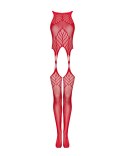 Bodystocking N122 Red Czerwony S/M/L