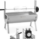 Grill węglowy z rożnem obrotowym elektrycznym do pieczenia prosiaka 4 W 15 kg 82 cm Royal Catering