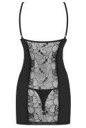 Koszulka Heartina Chemise Czarna + stringi GRATIS! Czarny S/M