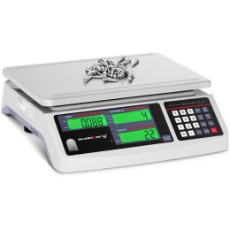 Waga sklepowa handlowa licząca LCD 30.5 x 22 cm 30 kg / 1 g Steinberg Systems