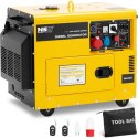 Agregat prądotwórczy generator prądu Diesel 16 l 240/400 V 5000 W AVR MSW