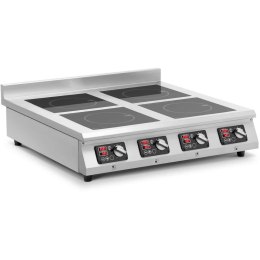 Kuchnia indukcyjna 4 palnikowa nablatowa timer 400 V 4 x 3500 W Royal Catering