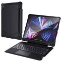 Etui pokrowiec Keyboard Case do iPad Pro 12.9" + bezprzewodowa klawiatura Bluetooth czarny CHOETECH