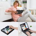 Etui pokrowiec Keyboard Case do iPad Pro 12.9" + bezprzewodowa klawiatura Bluetooth czarny CHOETECH