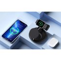 Indukcyjna stacja ładująca do iPhone AirPods Pro Apple Watch 3w1 czarny CHOETECH