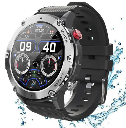 Smartwatch inteligentny zegarek sport i zdrowie SR Smartwatch inteligentny zegarek sport i zdrowie SR