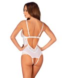 Body Heavenlly otwarte Biały XL/XXL