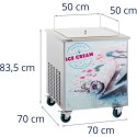 Maszyna do lodów tajskich rolowanych płyta mrożąca 50 x 50 cm 600 W Royal Catering