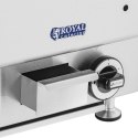 Grill lawowy na gaz ziemny ryflowany 50 x 27 cm 7200 W Royal Catering