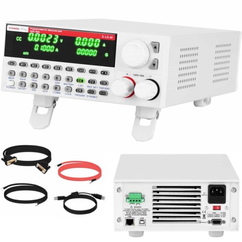 Obciążenie elektroniczne programowalne 0-120 V 0-30 A 300 W USB LAN RS232 Stamos Soldering