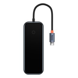 AcmeJoy HUB 4-portowy USB-C 3xUSB 3.0 ciemnoszary BASEUS