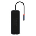 AcmeJoy HUB 4-portowy USB-C 3xUSB 3.0 ciemnoszary BASEUS