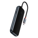 AcmeJoy HUB 4-portowy USB-C 3xUSB 3.0 ciemnoszary BASEUS