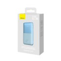 Bipow Pro powerbank 10000mAh 22.5W + kabel USB 3A 0.3m niebieski BASEUS