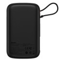 Powerbank z szybkim ładowaniem 10000mAh 22.5W QC-PD-SCP-FCP kabel USB-C czarny BASEUS