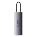 Stacja dokująca HUB 8w1 USB-C 1xHDMI 3xUSB 3.2 1xPower Delivery czytnik kart SD czytnik kart TF VGA szary BASEUS