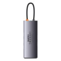 StarJoy HUB 6w1 USB-C 3xUSB HDMI RJ45 PD szary BASEUS