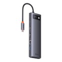 Wielofunkcyjny HUB 12w1 USB-C HDMI DP USB-C minijack 3.5mm RJ45 SD BASEUS