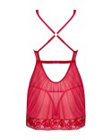 Koszulka Lacelove babydoll + stringi GRATIS!!! Czerwony XL/XXL