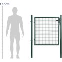 Brama furtka wejściowa ogrodowa ze stali 107.5 x 150 cm WIESENFIELD
