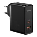 Szybka uniwersalna ładowarka sieciowa GaN5 Pro USB-C / USB 100W - czarny BASEUS