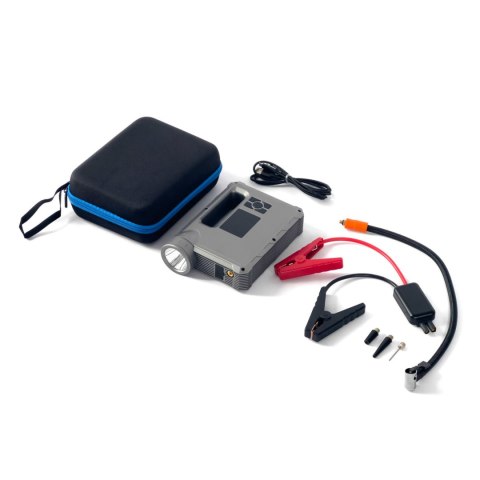 4w1 Rozruch auta Jump Starter + powerbank 8000mAh + kompresor + latarka LED - czarny CHOETECH