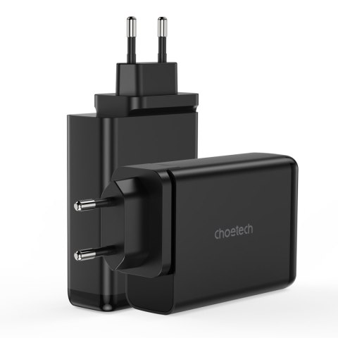 Ładowarka zasilacz GaN 140W 4 porty 2x USB-C + 2x USB - czarna CHOETECH