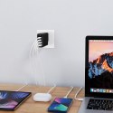 Ładowarka zasilacz GaN 140W 4 porty 2x USB-C + 2x USB - czarna CHOETECH