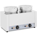 Bemar elektryczny podgrzewacz stacja do zupy fondue czekolady 1000 W 2 x 7 l Royal Catering