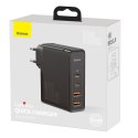 Szybka ładowarka sieciowa GaN2 Pro USB USB-C QC PD 100W czarny BASEUS