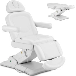 Fotel kosmetyczny do tatuażu masażu spa LATINA - biały Physa