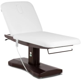 Łóżko stół leżanka kosmetyczna do masażu elektryczna 200 kg PESCARA - biała Physa
